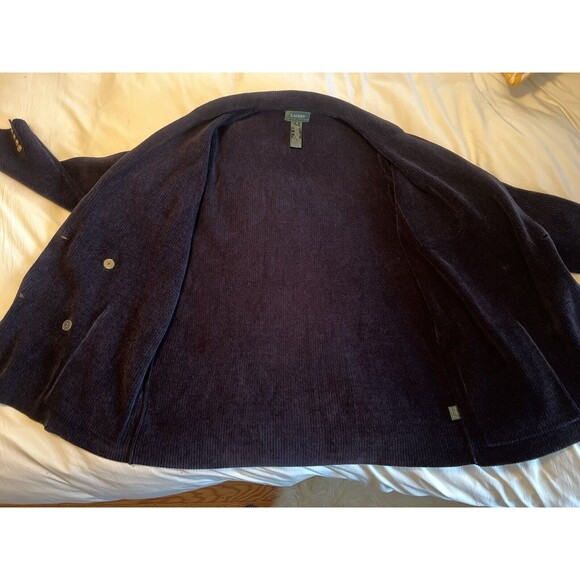 Vintage Lauren Ralph Lauren Blazer Double-Breasted Crest Womens Size Small - Picture 9 of 15